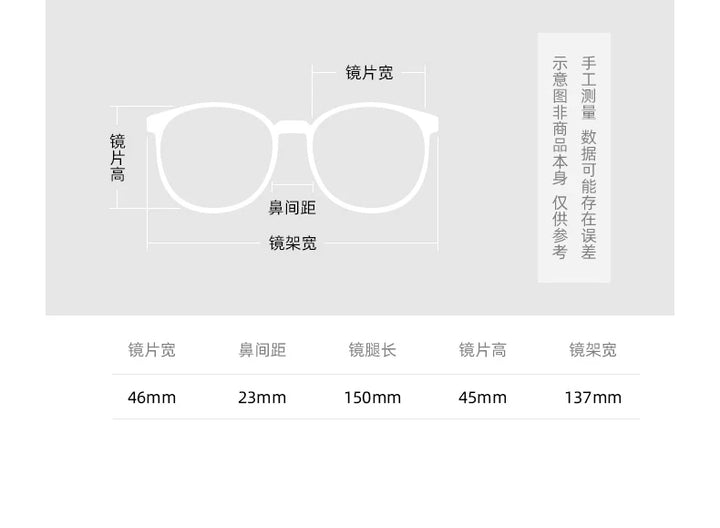 Nobler Unisex Semi Rim Round Titanium Eyeglasses 5808 Full Rim Nobler