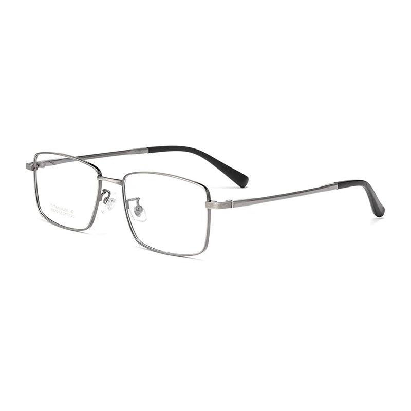 Hotochki Unisex Full Rim Square Titanium Eyeglasses N80012n Full Rim Hotochki retro-gun