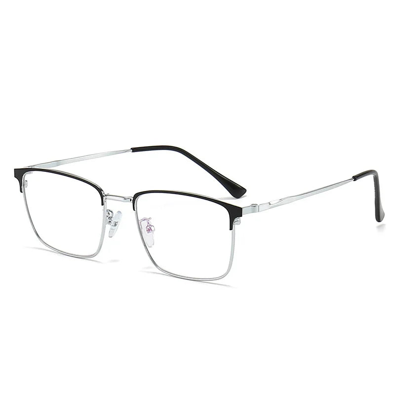 Gmei Women's Full Rim Square Titanium-Alloy Eyeglasses 53125