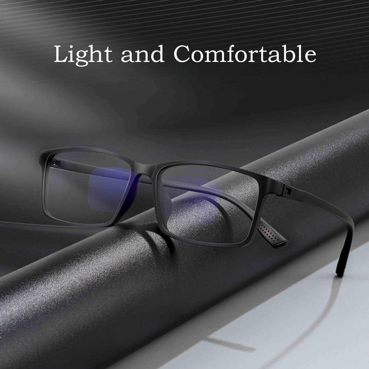Yimaruili Unisex Full Rim Square Tr 90 Screwless Eyeglasses 20-32-33-34 Full Rim Yimaruili Eyeglasses