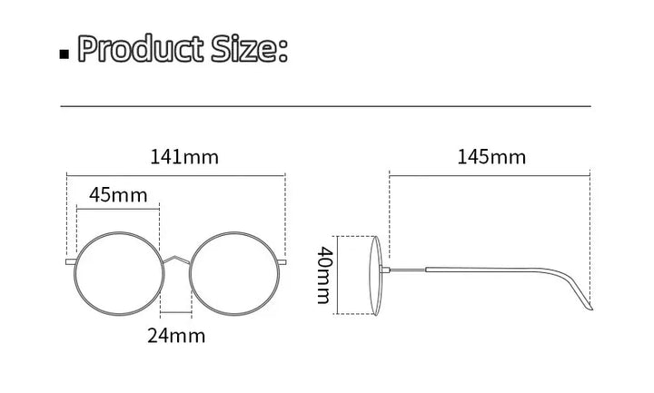 Kocolior Unisex Full Rim Small Polygon Titanium Hyperopic Reading Glasses K152 Reading Glasses Kocolior   