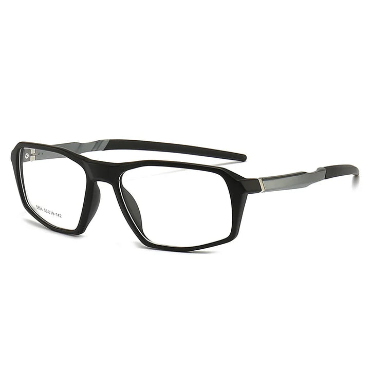 Yimaruili Unisex Full Rim Square Tr 90 Aluminum Sport Eyeglasses 5854
