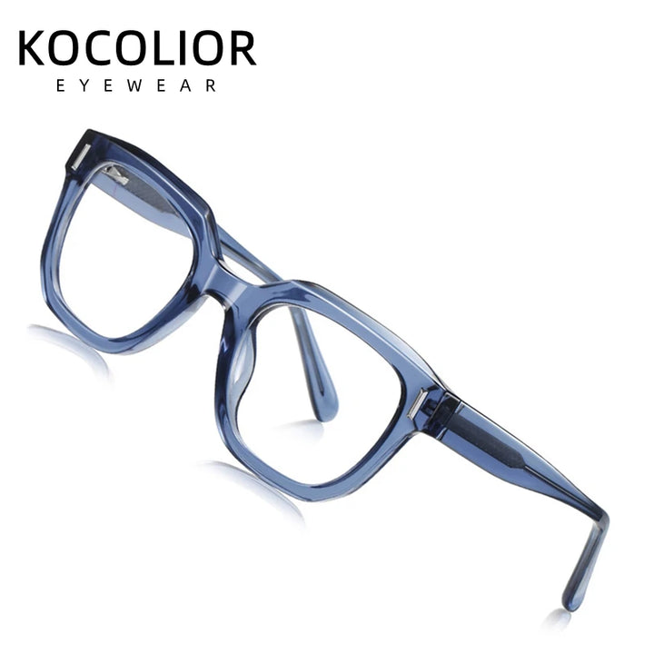 Kocolior Unisex Full Rim Square Tr 90 Alloy Reading Glasses 78009