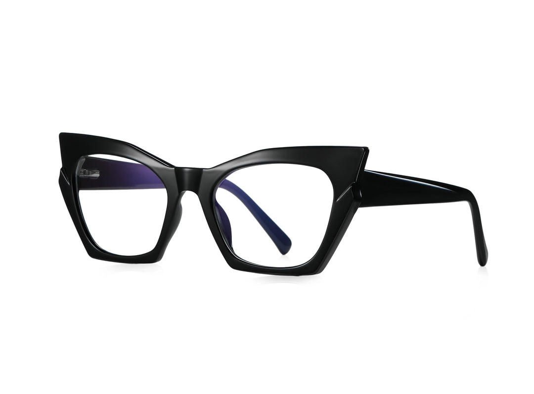 Vicky Unisex Full Rim Tr 90 Titanium Cat Eye Reading Glasses 2158 Reading Glasses Vicky PFD2158-C1 Prescription custom