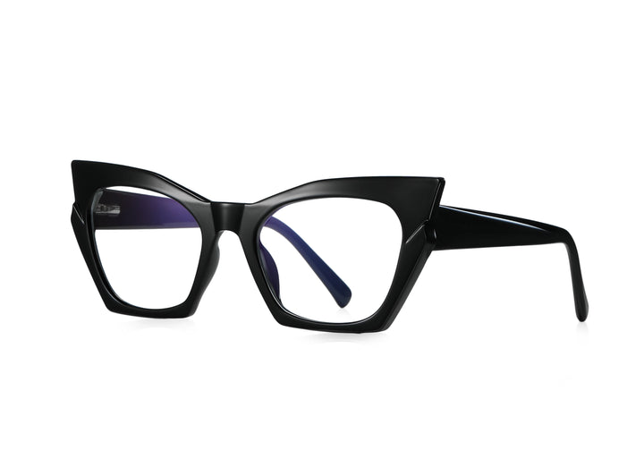 Vicky Unisex Full Rim Tr 90 Titanium Cat Eye Reading Glasses 2158 Reading Glasses Vicky PFD2158-C1 Prescription custom
