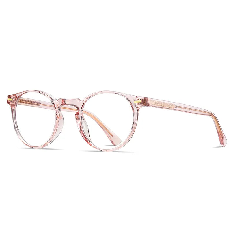 Xbora Women's Full Rim Round Acetate Eyeglasses 42083