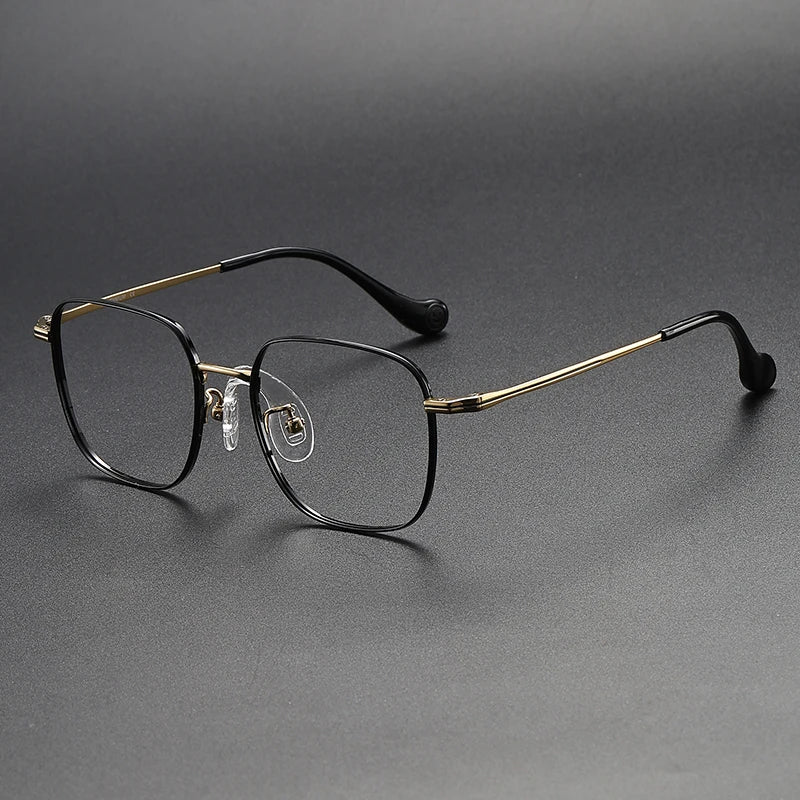 Muzz Unisex Youth's Full Rim Square Titanium Eyeglasses 80953