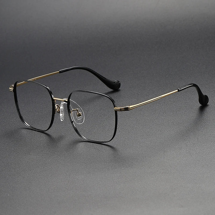 Muzz Unisex Youth's Full Rim Square Titanium Eyeglasses 80953