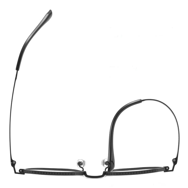 Bclear Unisex Full Rim Small Square Polygon Titanium Eyeglasses 6958 Full Rim Bclear