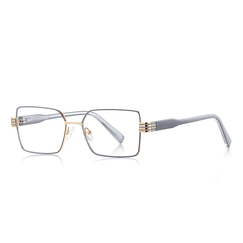 CCspace Women's Full Rim Square Tr 90 Alloy Reading Glasses 310897