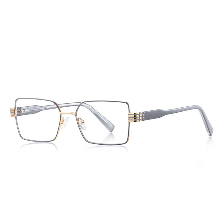 CCspace Women's Full Rim Square Tr 90 Alloy Reading Glasses 310897