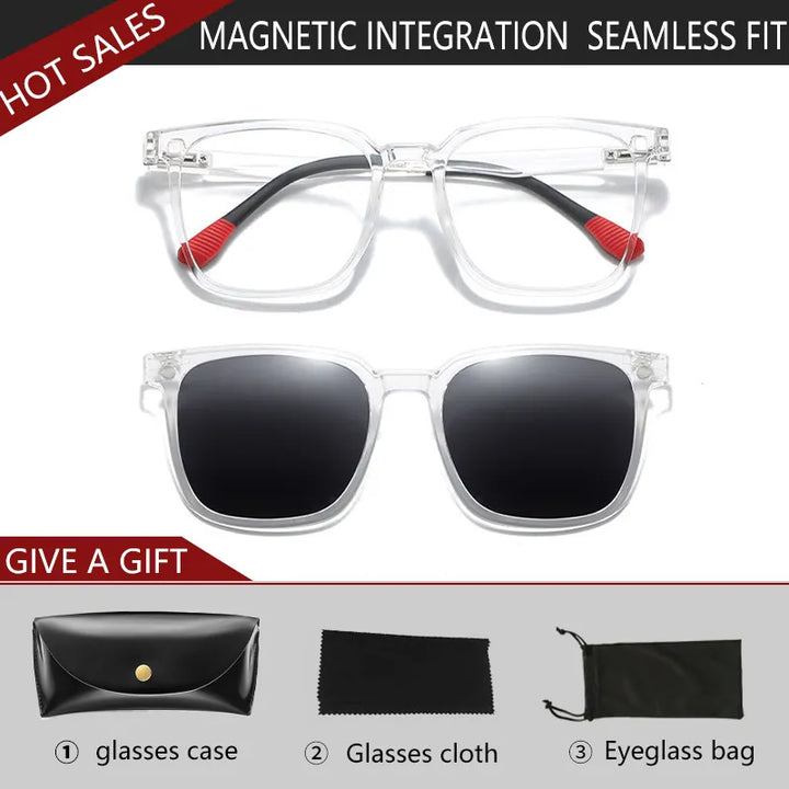 Vicky Unisex Full Rim Square Tr 90 Titanium Reading Glasses Tj2190 Reading Glasses Vicky