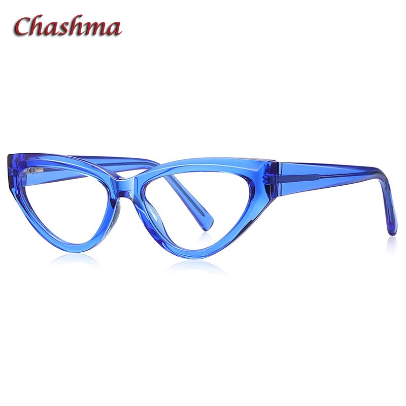 Chashma Ochki Women's Full Rim Cat Eye Tr 90 Titanium Eyeglasses 312153