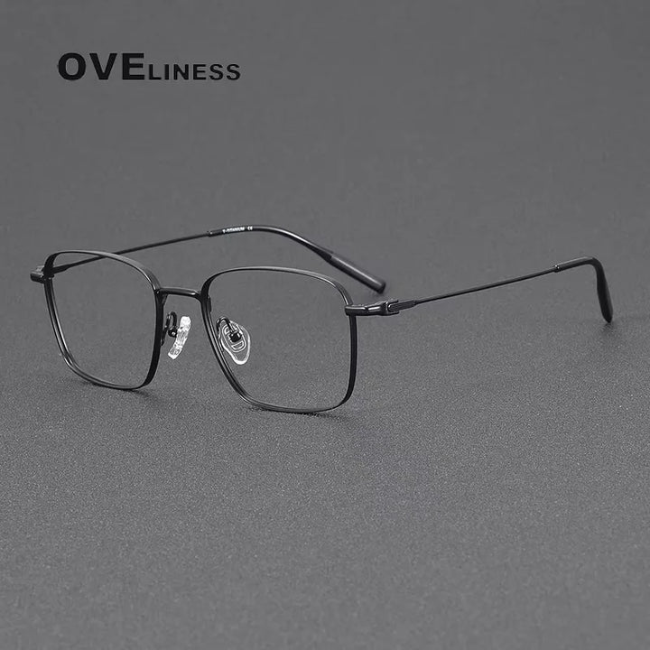 Oveliness Unisex Full Rim Square Titanium Eyeglasses 81026