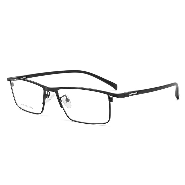 Bclear Unisex Full Rim Square Alloy Eyeglasses 442546 Full Rim Black Mask