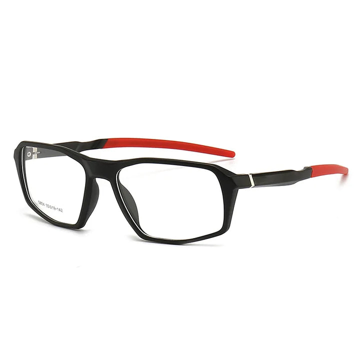 Yimaruili Unisex Full Rim Square Tr 90 Aluminum Sport Eyeglasses 5854