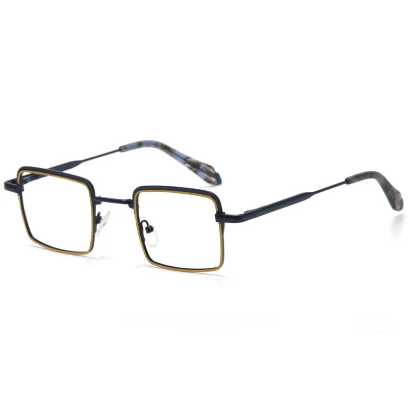 Aror Unisex Full Rim Square Alloy Eyeglasses 87814