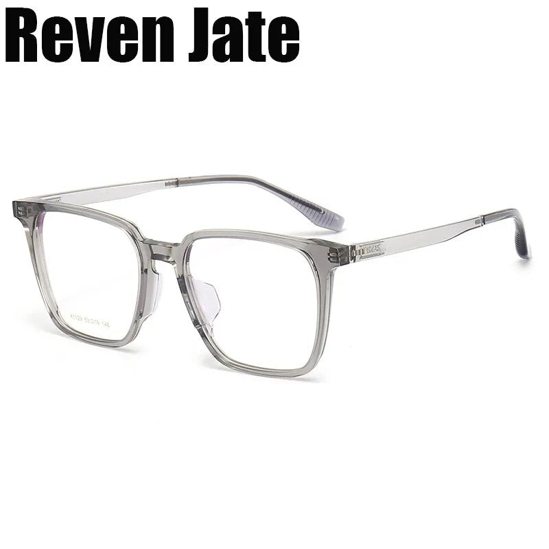 Reven Jate Unisex Full RIm Square Acetate Eyeglasses 1129 Full Rim Reven Jate   