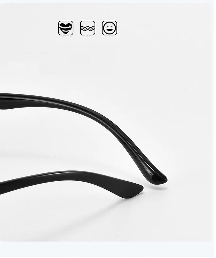 Bclear Unisex Small Full Rim Rectangle Plastic Eyeglasses 1058 Full Rim Bclear