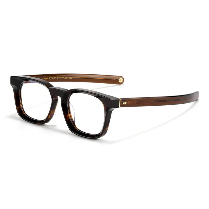 Nobler Unisex Full Rim Square Acetate Eyeglasses 841053 Full Rim Nobler C3