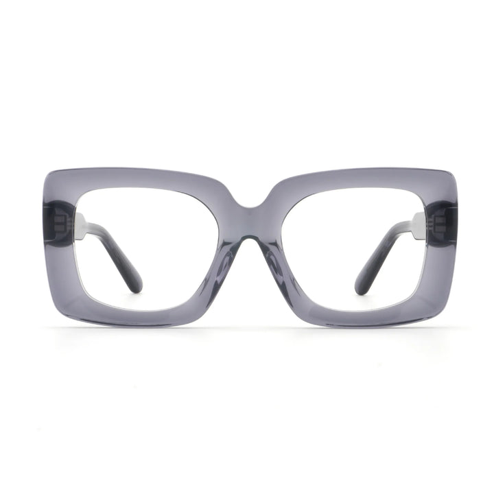 Hewei Unisex Full Rim Square Thick Acetate Eyeglasses 295140