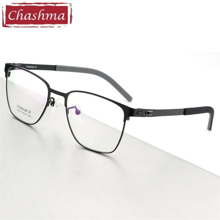 Chashma Women's Full Rim Square Screwless Titanium Eyeglasses 202215
