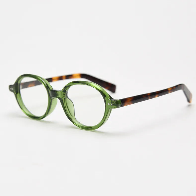 CCspace Women's Full Rim Oval Tr 90 Titanium Eyeglasses 56970 Full Rim CCspace C5Green