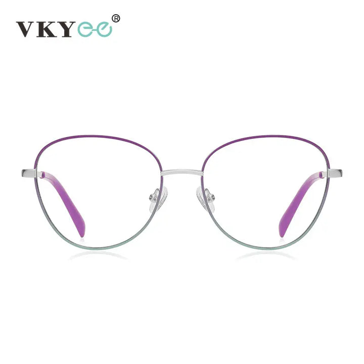 Vicky Unisex Full Rim Oval Stainless Steel Reading Glasses 3091 Reading Glasses Vicky