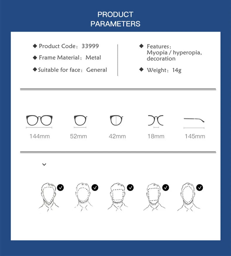 Kocolior Unisex Full Rim Square Alloy Hyperopic Reading Glasses 33999 Reading Glasses Kocolior