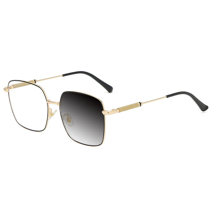 Kocolior Mens Full Rim Large Square Alloy Reading Glasses 8960 Reading Glasses Kocolior