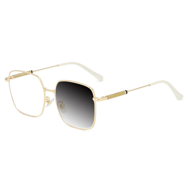 Kocolior Mens Full Rim Large Square Alloy Reading Glasses 8960 Reading Glasses Kocolior