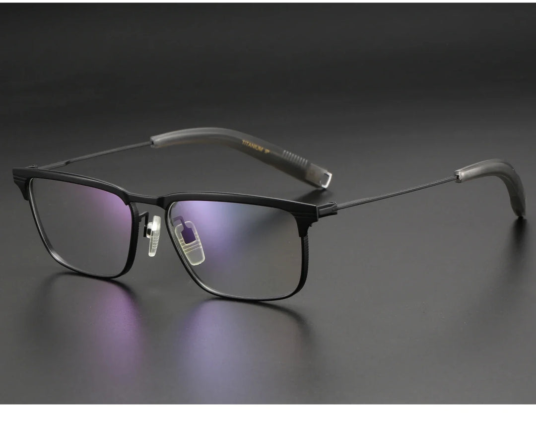 Aror Unisex Full Rim Square Titanium Eyeglasses 247104