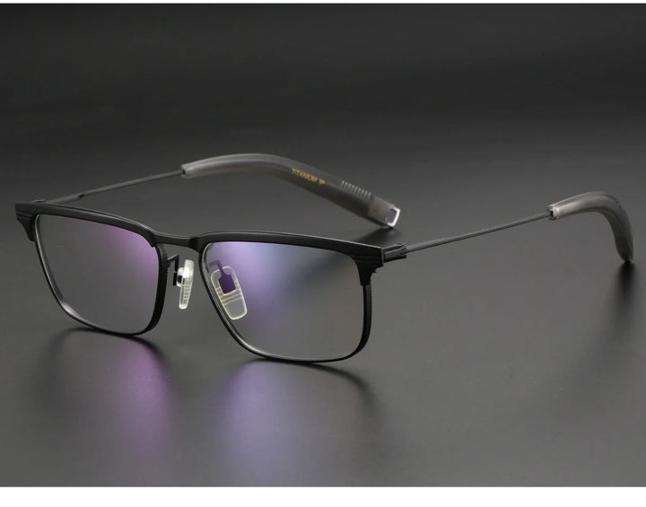 Aror Unisex Full Rim Square Titanium Eyeglasses 247104