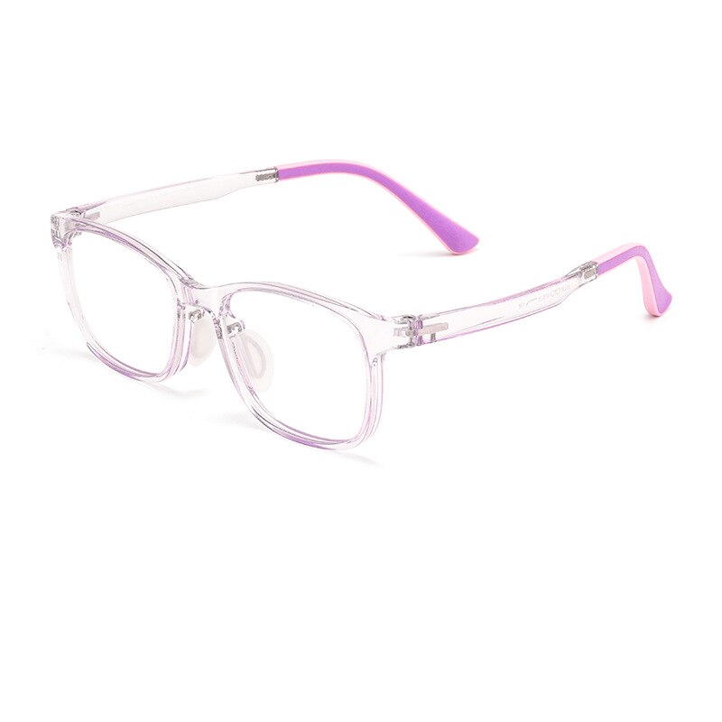 KatKani Unisex Children's Full Rim Square PC Plastic Eyeglasses 89208et Full Rim KatKani Eyeglasses   