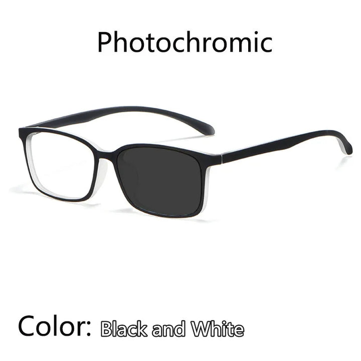 Kocolior Unisex Full Rim Square Tr 90 Hyperopic Reading Glasses 98007 Reading Glasses Kocolior