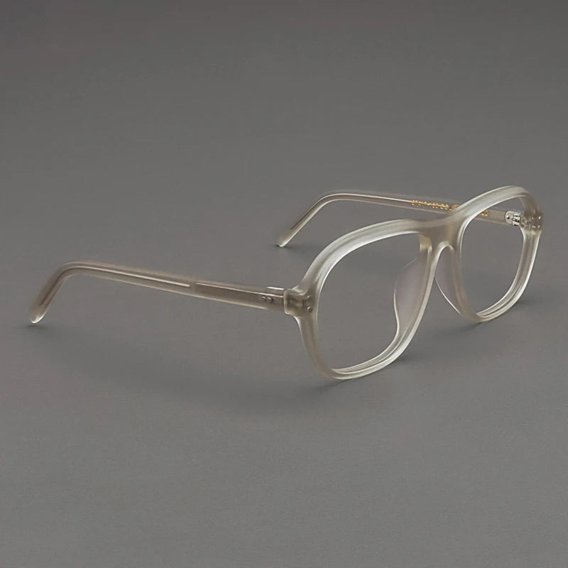 Hewei Unisex Full Rim Oval Square Acetate Eyeglasses 94146
