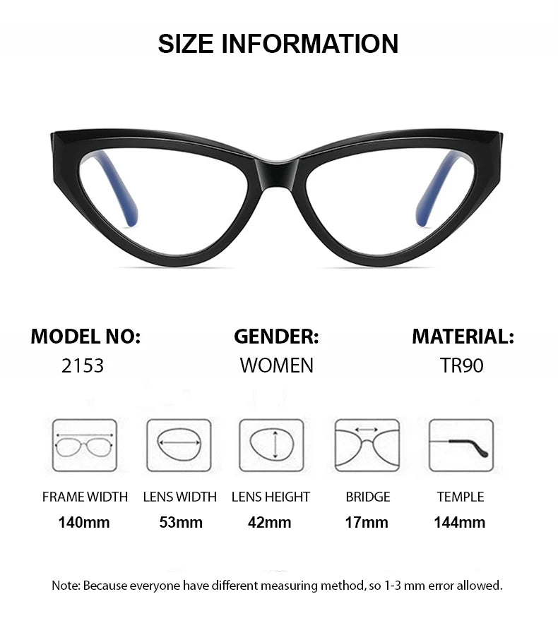 Chashma Ochki Women's Full Rim Cat Eye Tr 90 Titanium Eyeglasses 312153