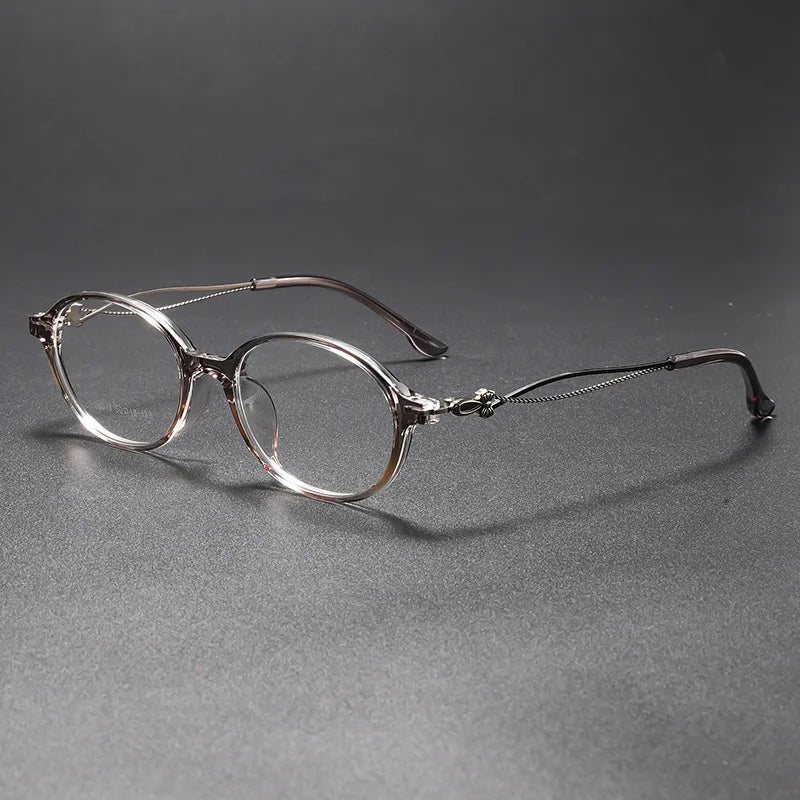 Momoja Women's Full Rim Oval Cat Eye Tr 90 Alloy Eyeglasses 726013