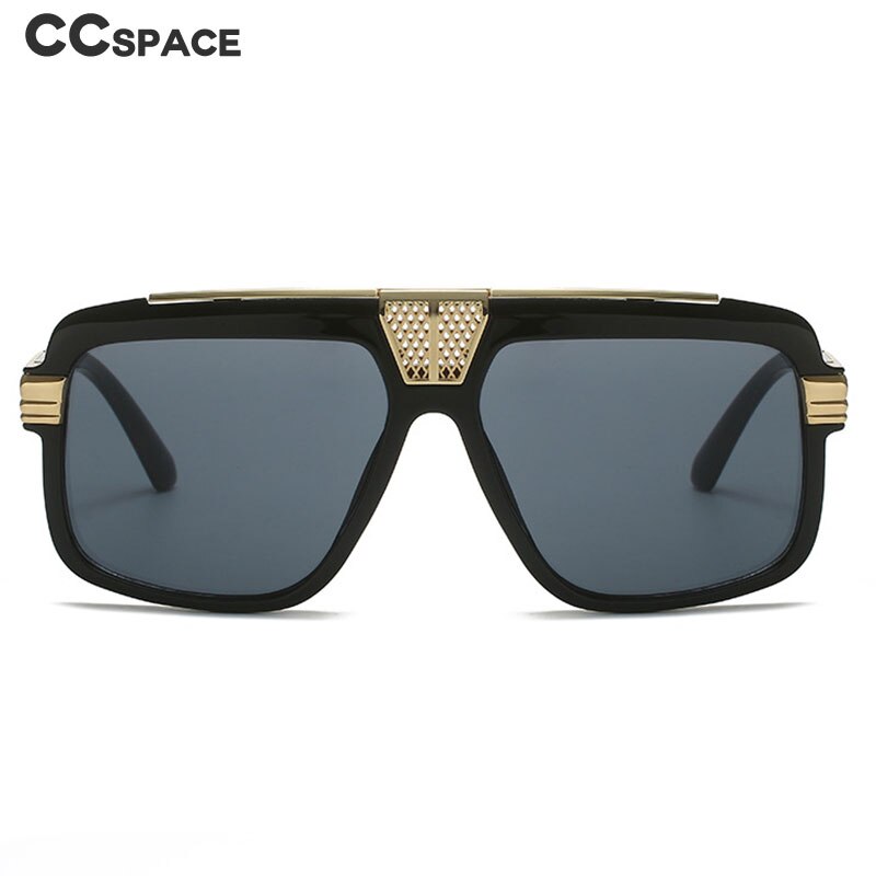 CCspace Men's Full Rim Large Square Tr 90 UV400 Sunglasses 56295 Sunglasses CCspace Sunglasses