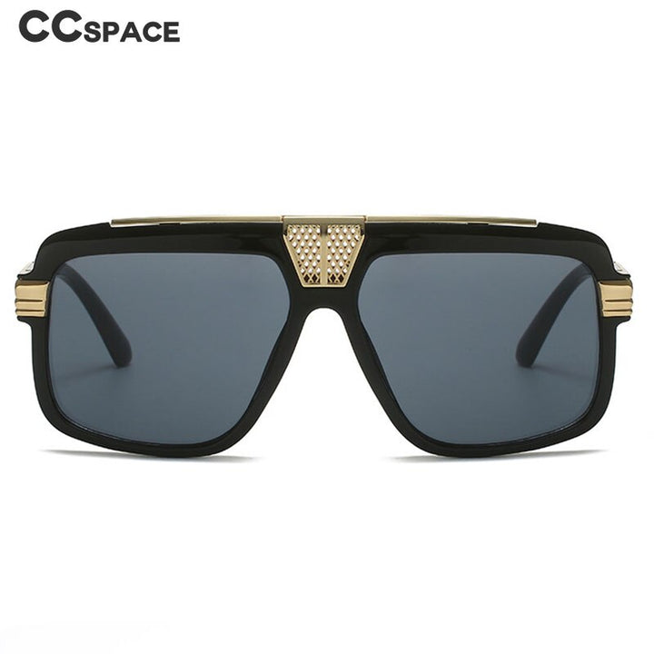 CCspace Men's Full Rim Large Square Tr 90 UV400 Sunglasses 56295 Sunglasses CCspace Sunglasses