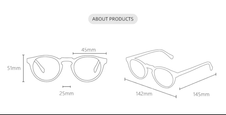 Black Mask Unisex Full Rim Round Acetate Eyeglasses 5125 Full Rim Black Mask