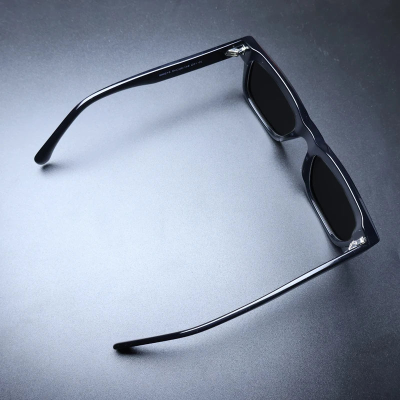 Gatenac Unisex Full Rim Square Polarized Acetate Sunglasses Mo15 Sunglasses Gatenac