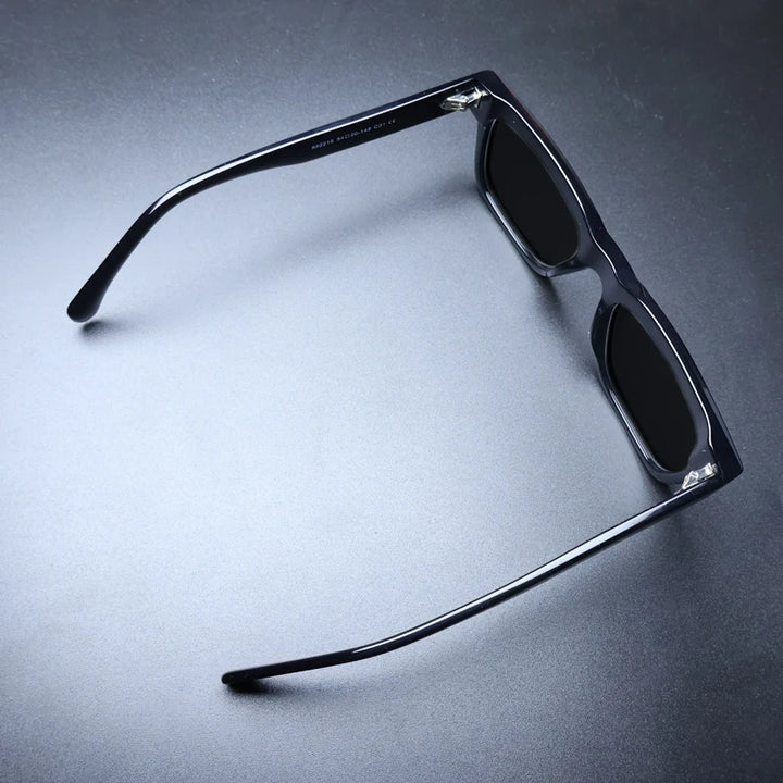 Gatenac Unisex Full Rim Square Polarized Acetate Sunglasses Mo15 Sunglasses Gatenac