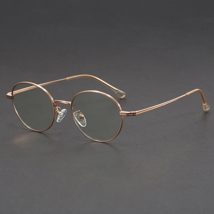 Xbora Unisex Full Rim Round Alloy Eyeglasses 83034