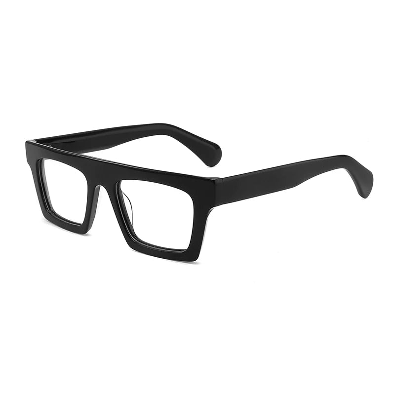 Gatenac Unisex Full Rim Brow Line Square Eyeglasses Gxyj1576