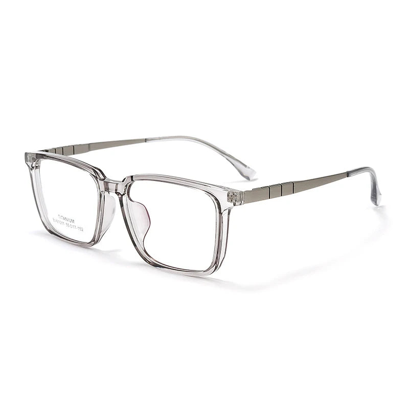 Xbora Unisex Full Rim Square Tr 90 Titanium Eyeglasses  61077