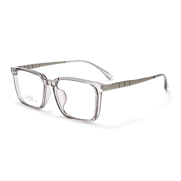 Xbora Unisex Full Rim Square Tr 90 Titanium Eyeglasses  61077