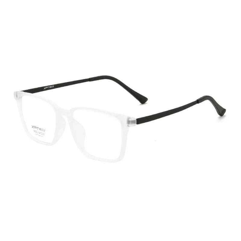 Hdcrafter Unisex Full Rim Square Tr 90 Titanium Eyeglasses 919822