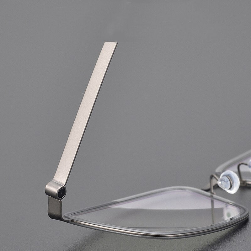 Bclear Unisex Full Rim Square Titanium Eyeglasses My9916 Full Rim Bclear