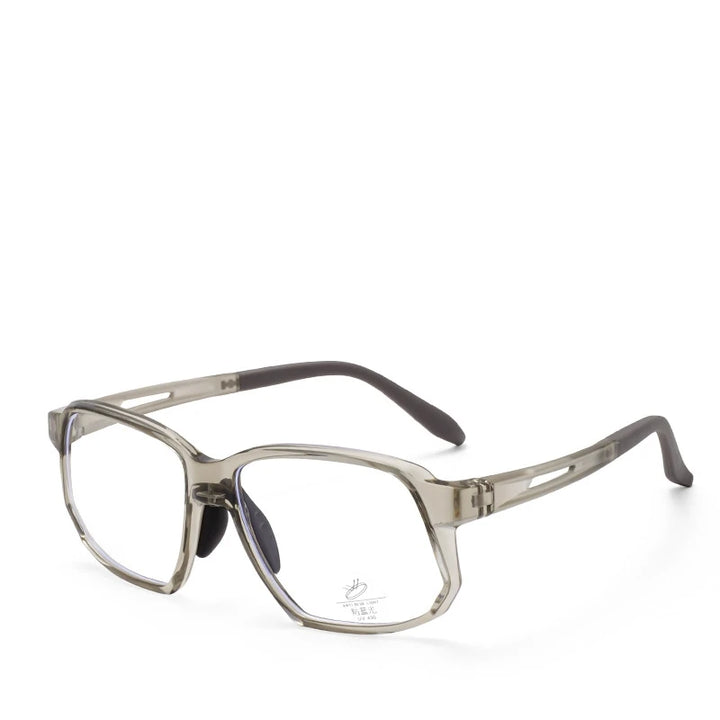 Yimaruili Unisex Full Rim Polygon Square Tr 90 Sport Eyeglasses 48068